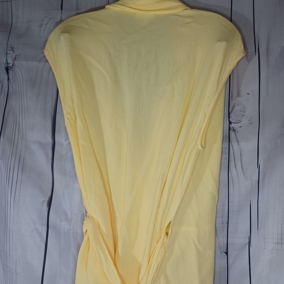 J.Jill Yellow Wrap Rayon Top - Picture 9 of 10